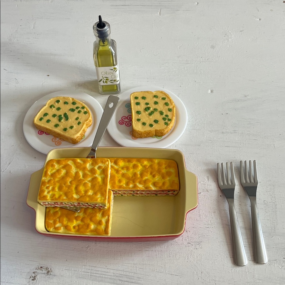 American Girl Lasagna Dinner Set Box